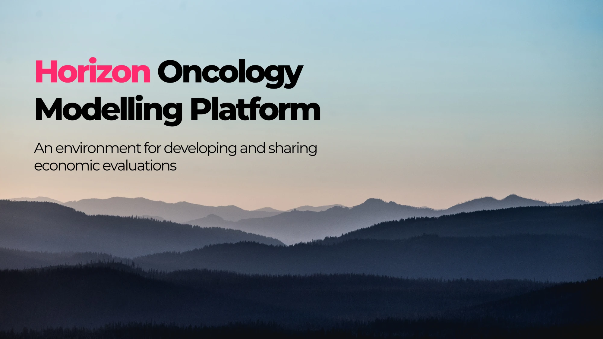 Video thumbnail: Horizon Oncology Modelling Platform, an environment for developing and sharing economic evaluations